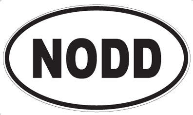 NODD - Oval Magnet