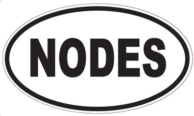 NODES - Oval Sticker