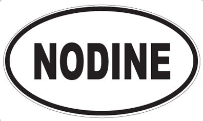 NODINE - Oval Magnet