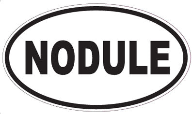 NODULE - Oval Sticker