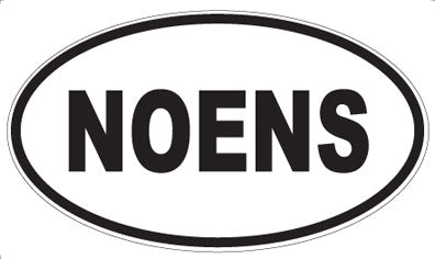 NOENS - Oval Magnet