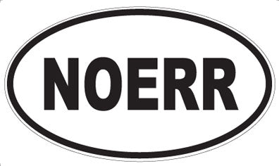 NOERR - Oval Magnet