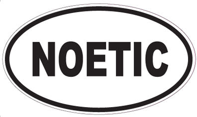 NOETIC - Oval Sticker