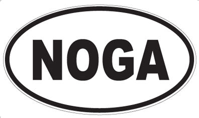 NOGA - Oval Sticker