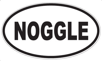 NOGGLE - Oval Sticker