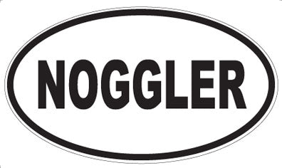 NOGGLER - Oval Magnet