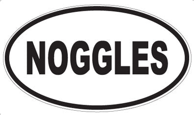 NOGGLES - Oval Magnet