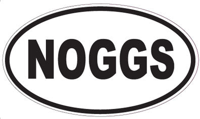 NOGGS - Oval Sticker