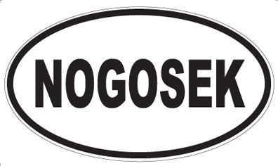 NOGOSEK - Oval Magnet