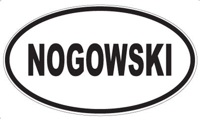 NOGOWSKI - Oval Magnet