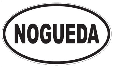 NOGUEDA - Oval Magnet