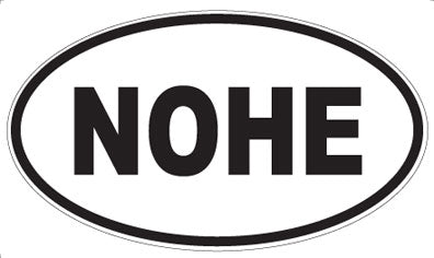 NOHE - Oval Sticker