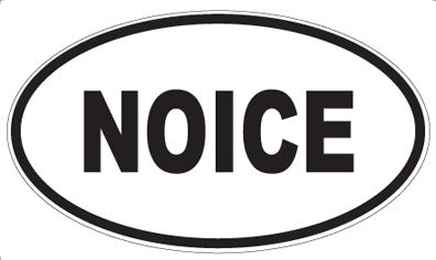 NOICE - Oval Sticker