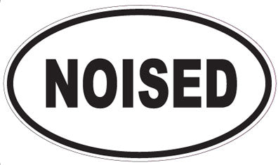 NOISED - Oval Sticker