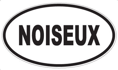 NOISEUX - Oval Sticker