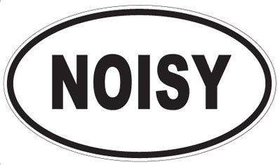 NOISY - Oval Sticker