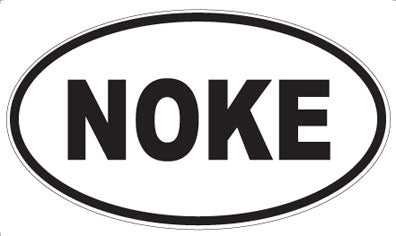 NOKE - Oval Magnet