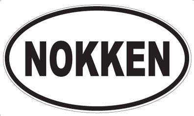NOKKEN - Oval Magnet