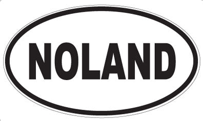 NOLAND - Oval Sticker