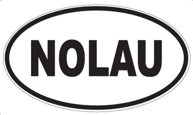 NOLAU - Oval Sticker