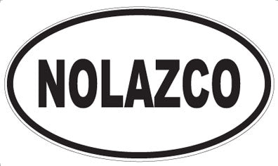 NOLAZCO - Oval Sticker