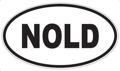 NOLD - Oval Sticker