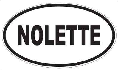 NOLETTE - Oval Magnet