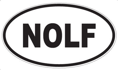 NOLF - Oval Sticker