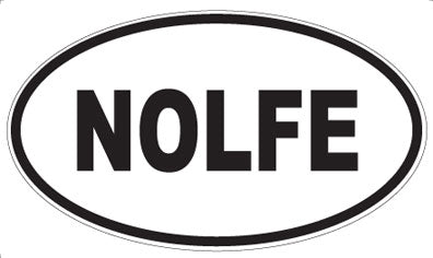 NOLFE - Oval Magnet
