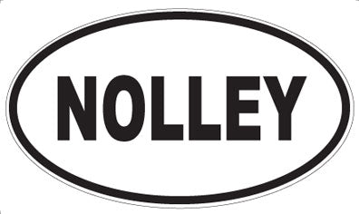 NOLLEY - Oval Magnet
