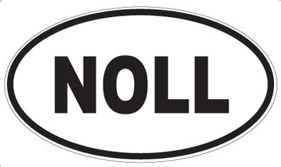NOLL - Oval Magnet
