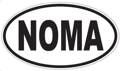 NOMA - Oval Sticker