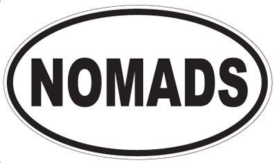 NOMADS - Oval Sticker