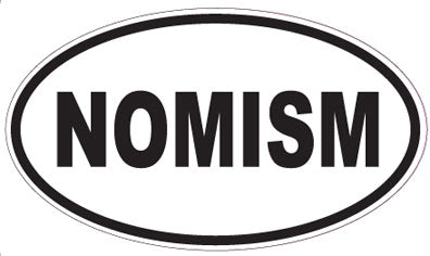 NOMISM - Oval Sticker