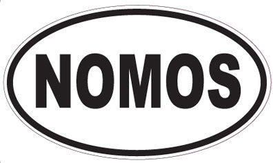 NOMOS - Oval Sticker