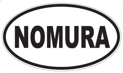 NOMURA - Oval Sticker