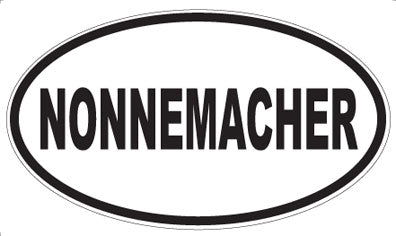 NONNEMACHER - Oval Magnet