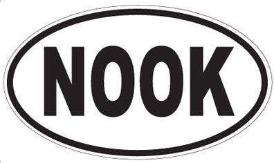 NOOK - Oval Sticker