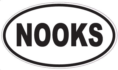 NOOKS - Oval Magnet