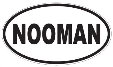 NOOMAN - Oval Sticker
