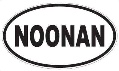 NOONAN - Oval Sticker