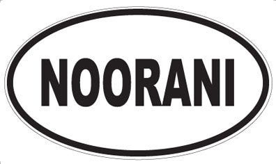 NOORANI - Oval Magnet