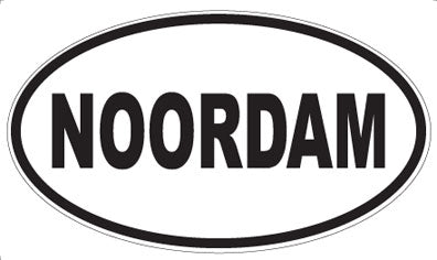 NOORDAM - Oval Magnet