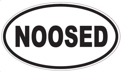 NOOSED - Oval Sticker