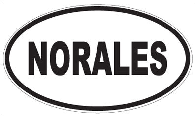 NORALES - Oval Magnet