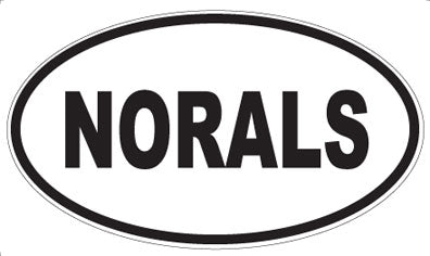 NORALS - Oval Magnet