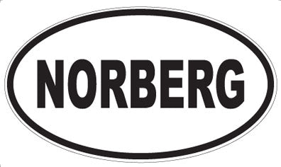 NORBERG - Oval Magnet
