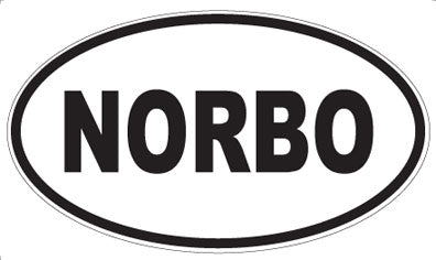 NORBO - Oval Sticker