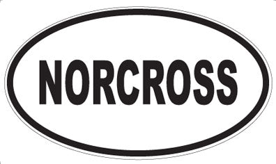 NORCROSS - Oval Magnet