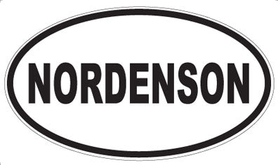 NORDENSON - Oval Magnet